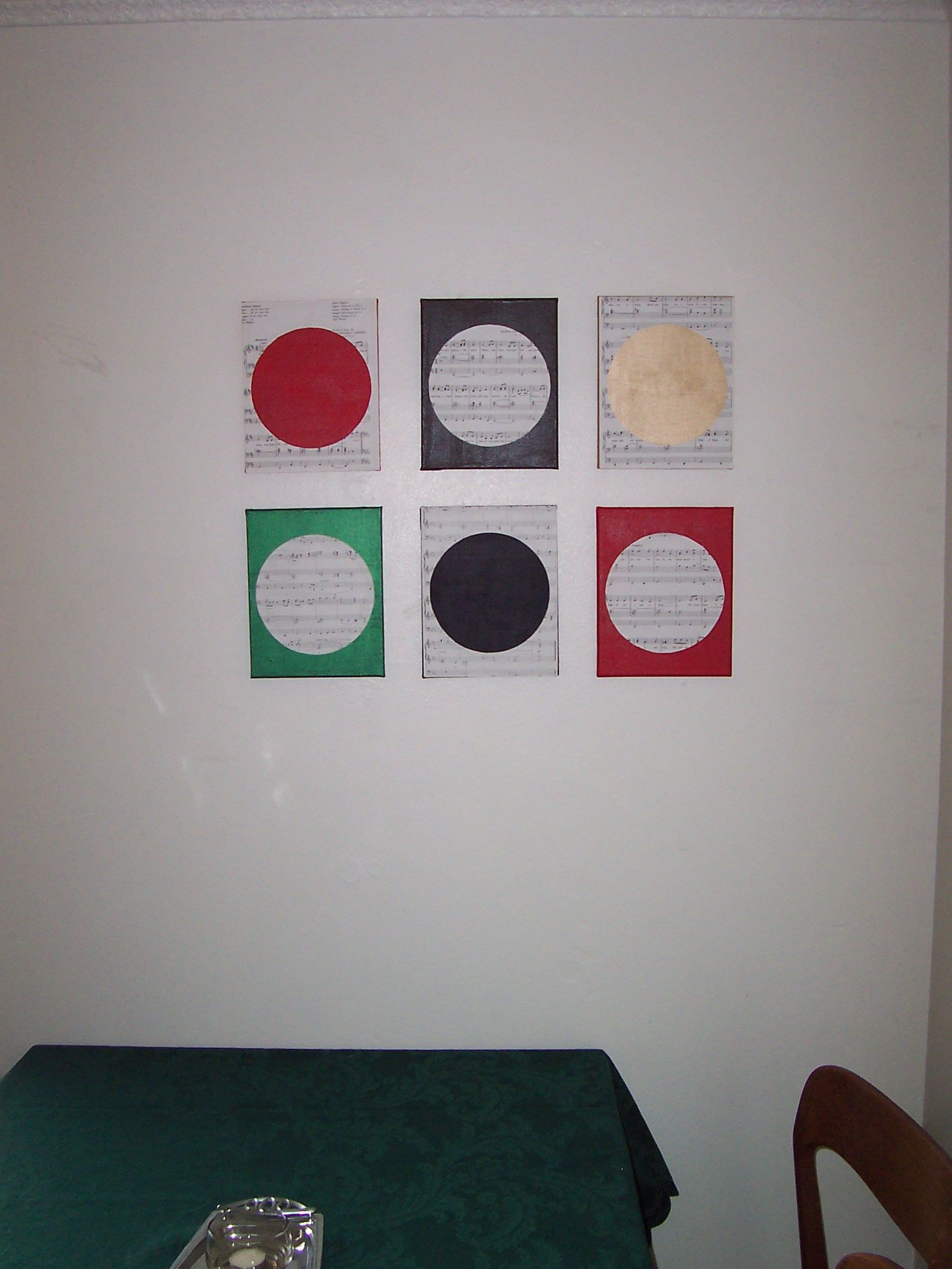 Found Paper Minimalist Canvas Art
