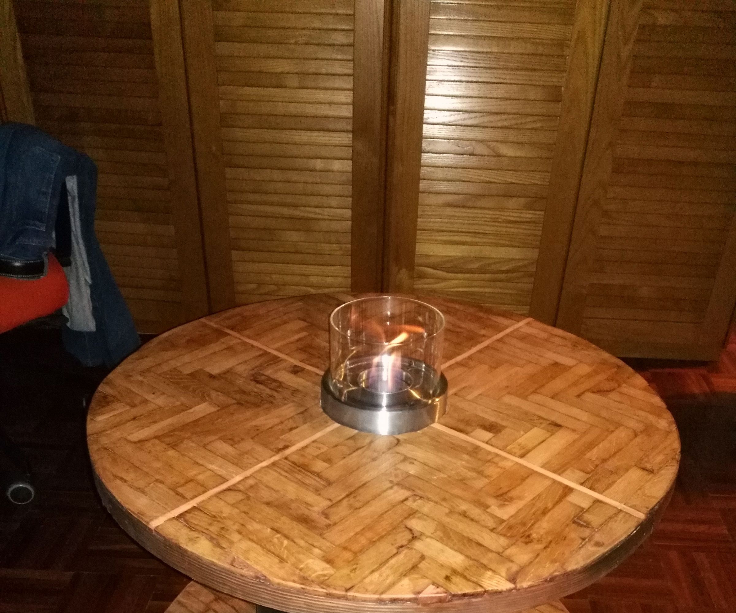 Coffee Table With Fireplace