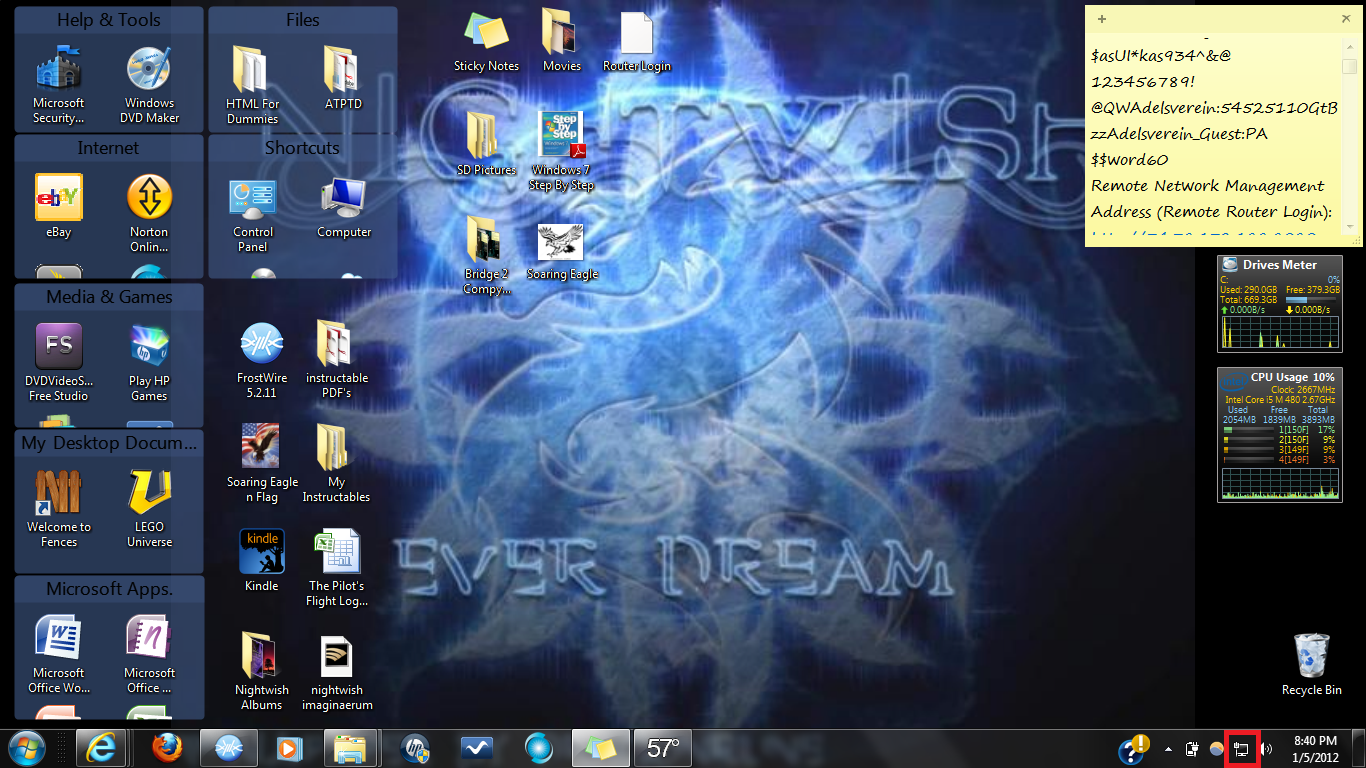 Bridge a Network Connection in Windows 7 (X-box-PC & PC-PC)