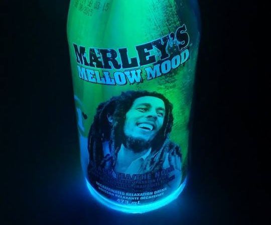 Bob Marley Flashing Colour Changing Bottle