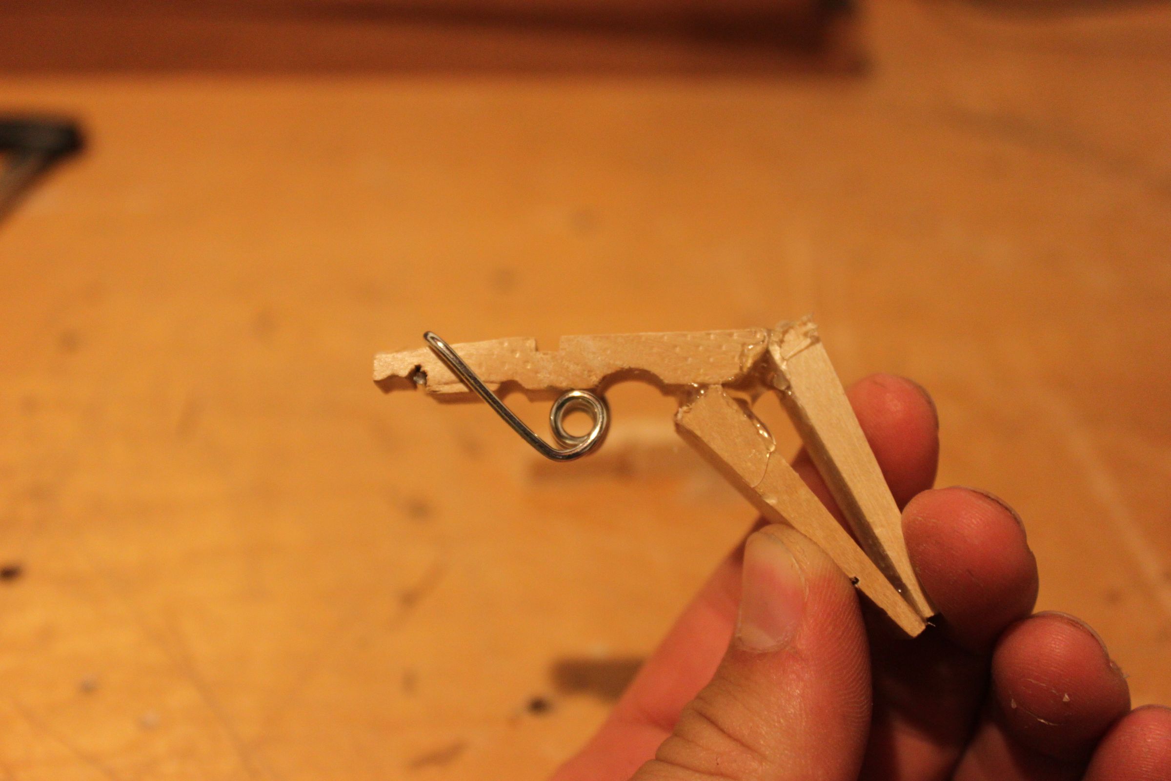 Clothespin Clip Gun 7 Steps Instructables