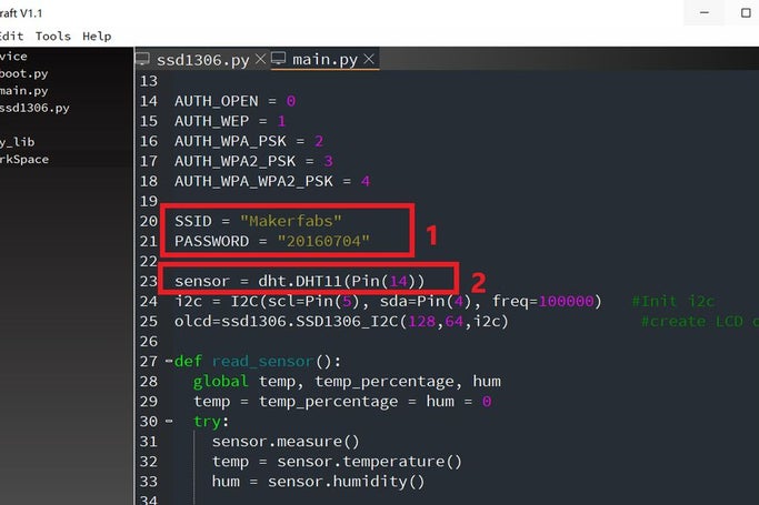MicroPython Program:Mini Weather Station | Trybotics