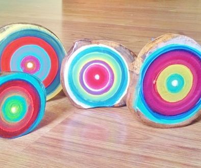 Tree Line Log Wall Art/ Coat Hook