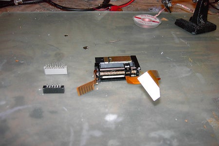 Removing the Thermal Printer, Salvaging the Sockets