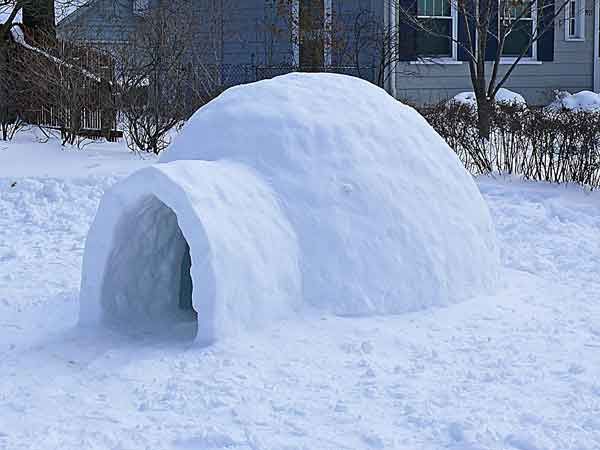 How to build an igloo
