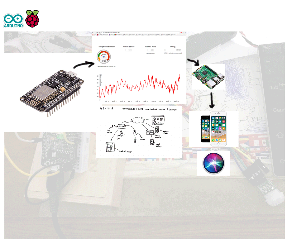 IoT Wireless Temperature and Motion Sensor