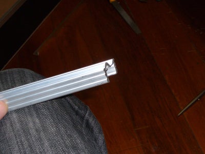 Cut the Locking and L Extrusions