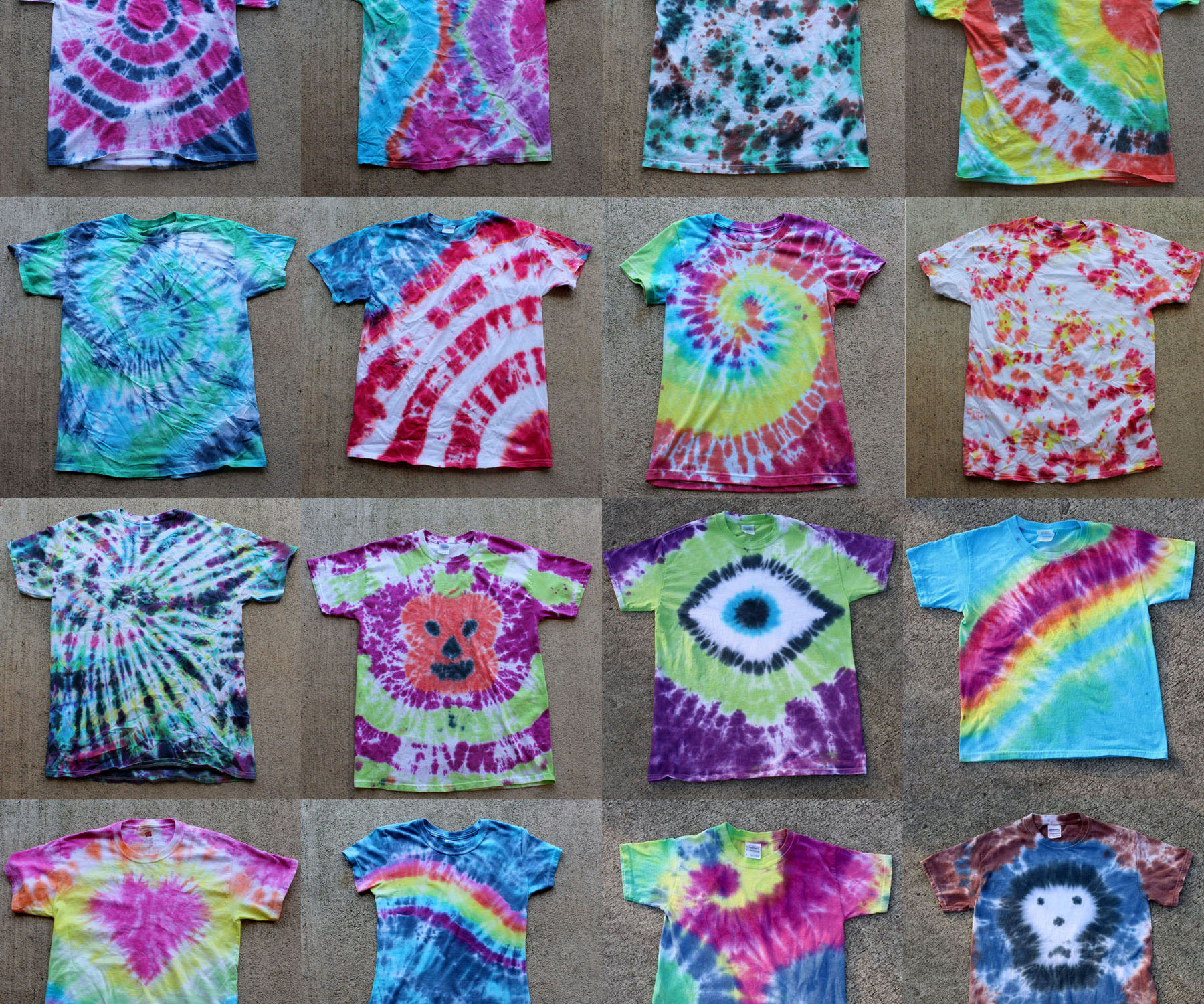 how to tie dye shirts with markers