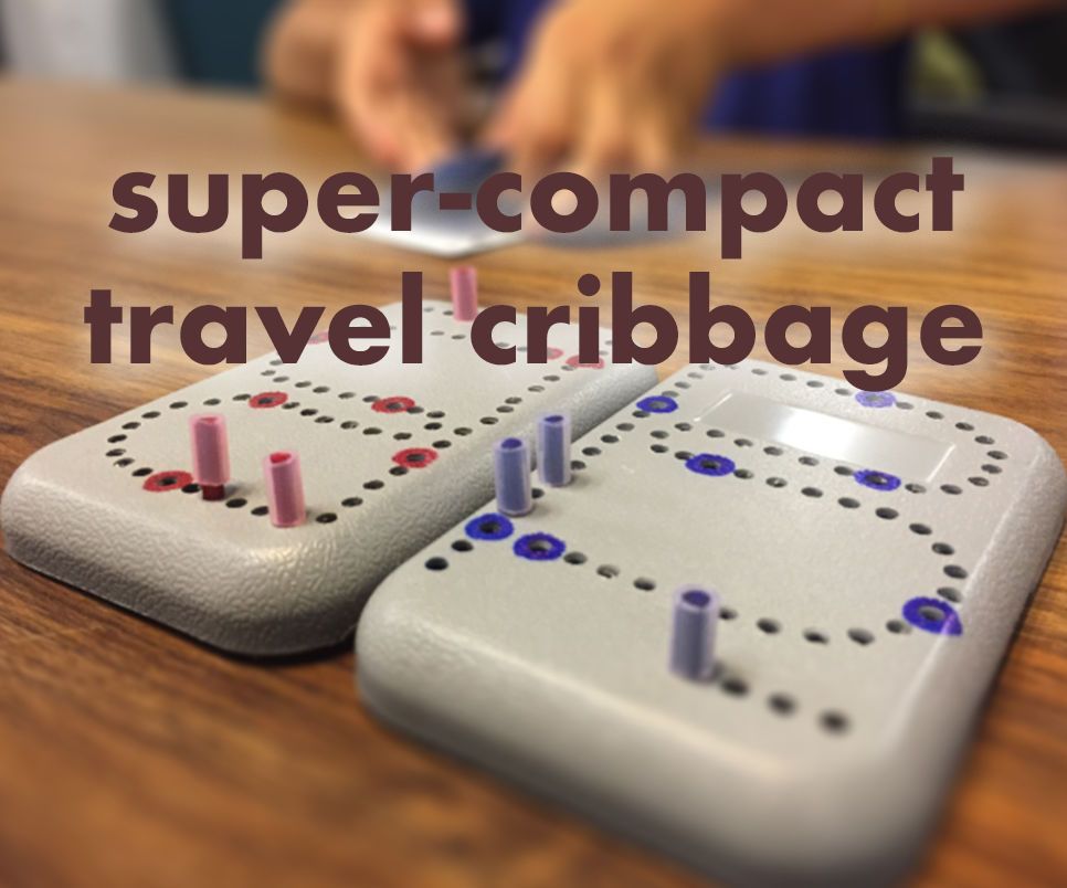 Super Compact Travel Cribbage Set