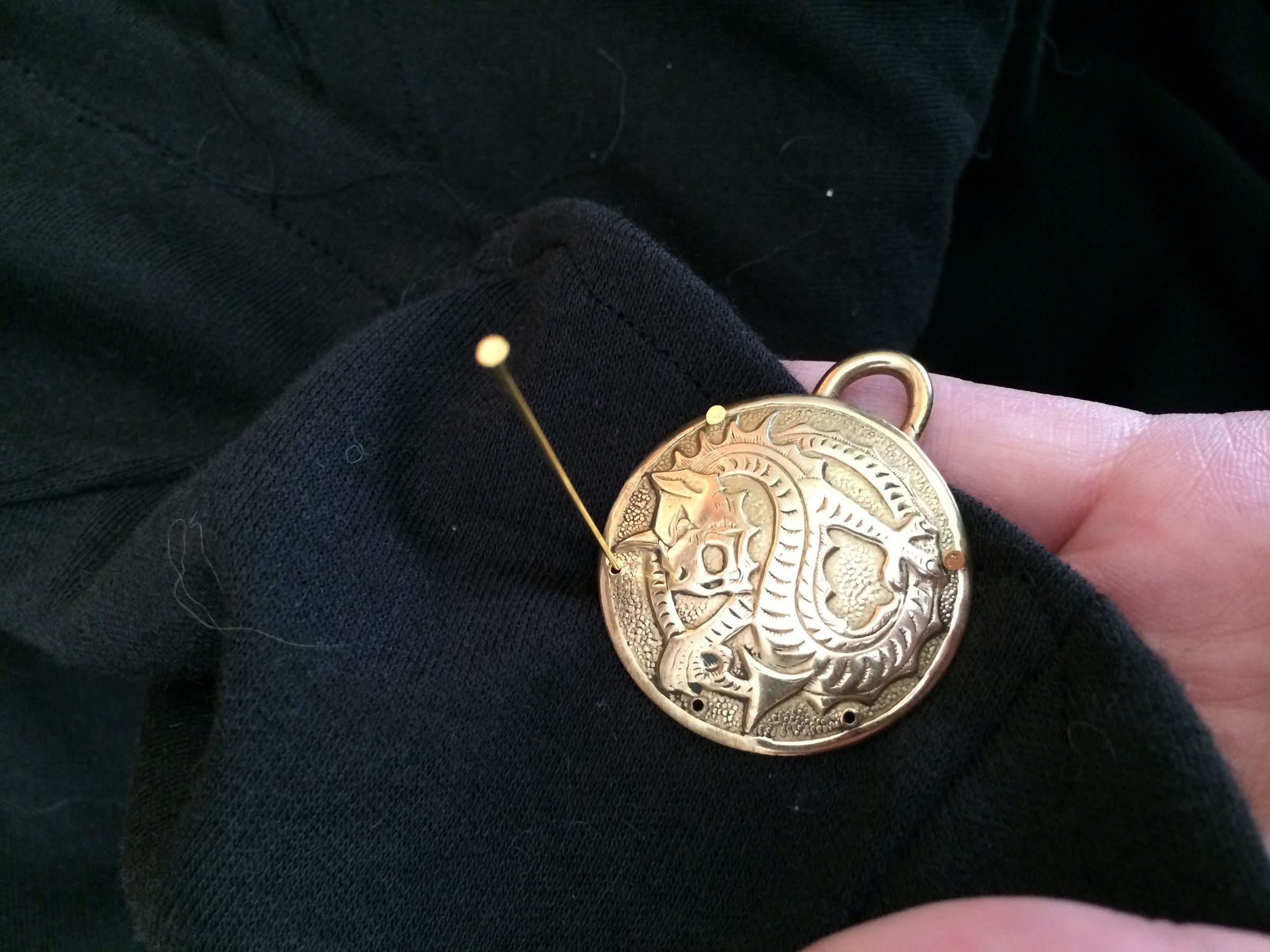 How to Attach a Cloak or Cape Clasp 5 Steps Instructables