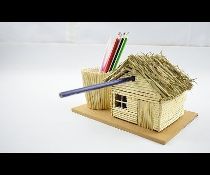Wooden House Electric Pencil Sharpener