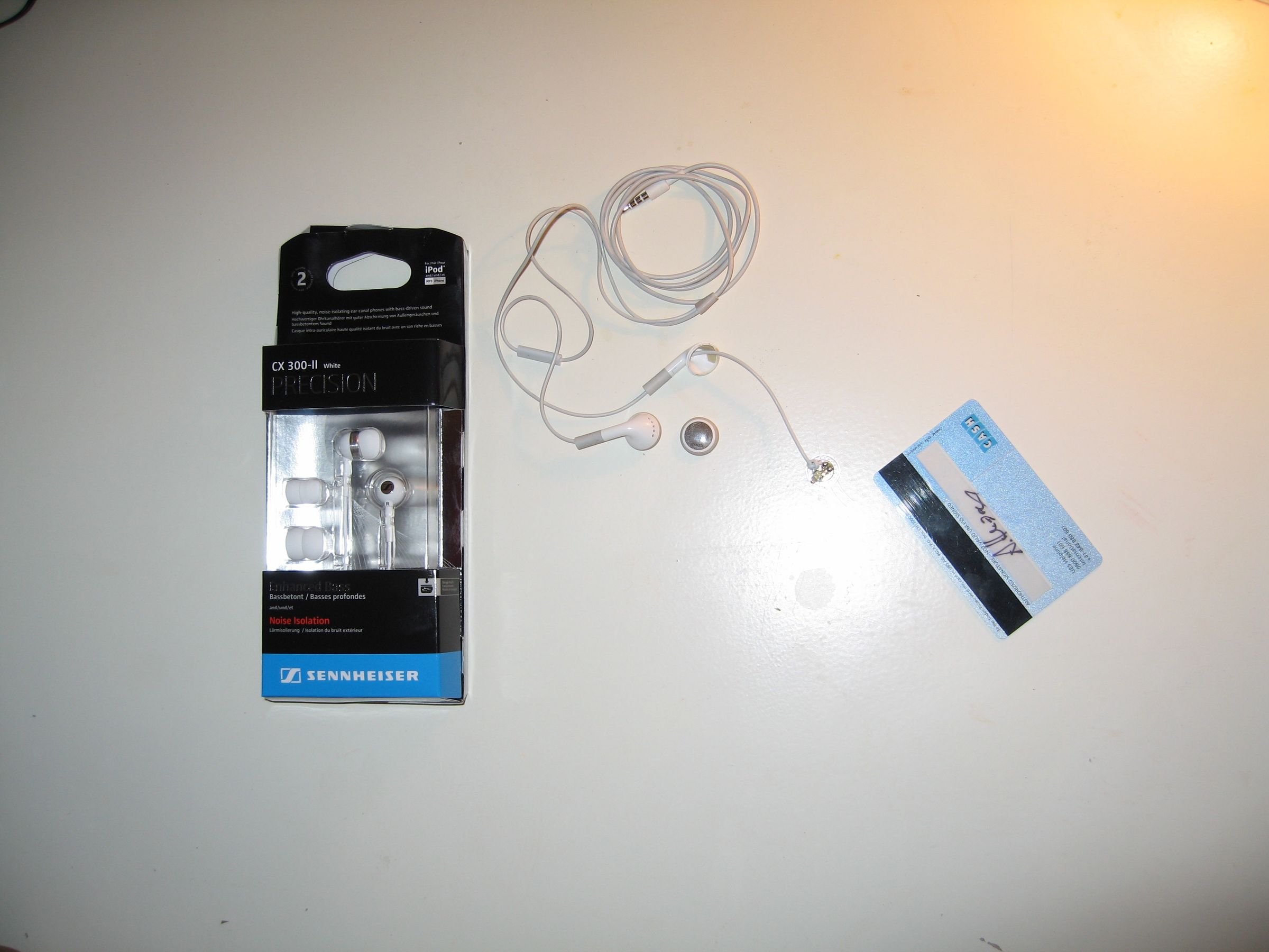 Sennheiser Headphones Into Broken IPhone Headphones