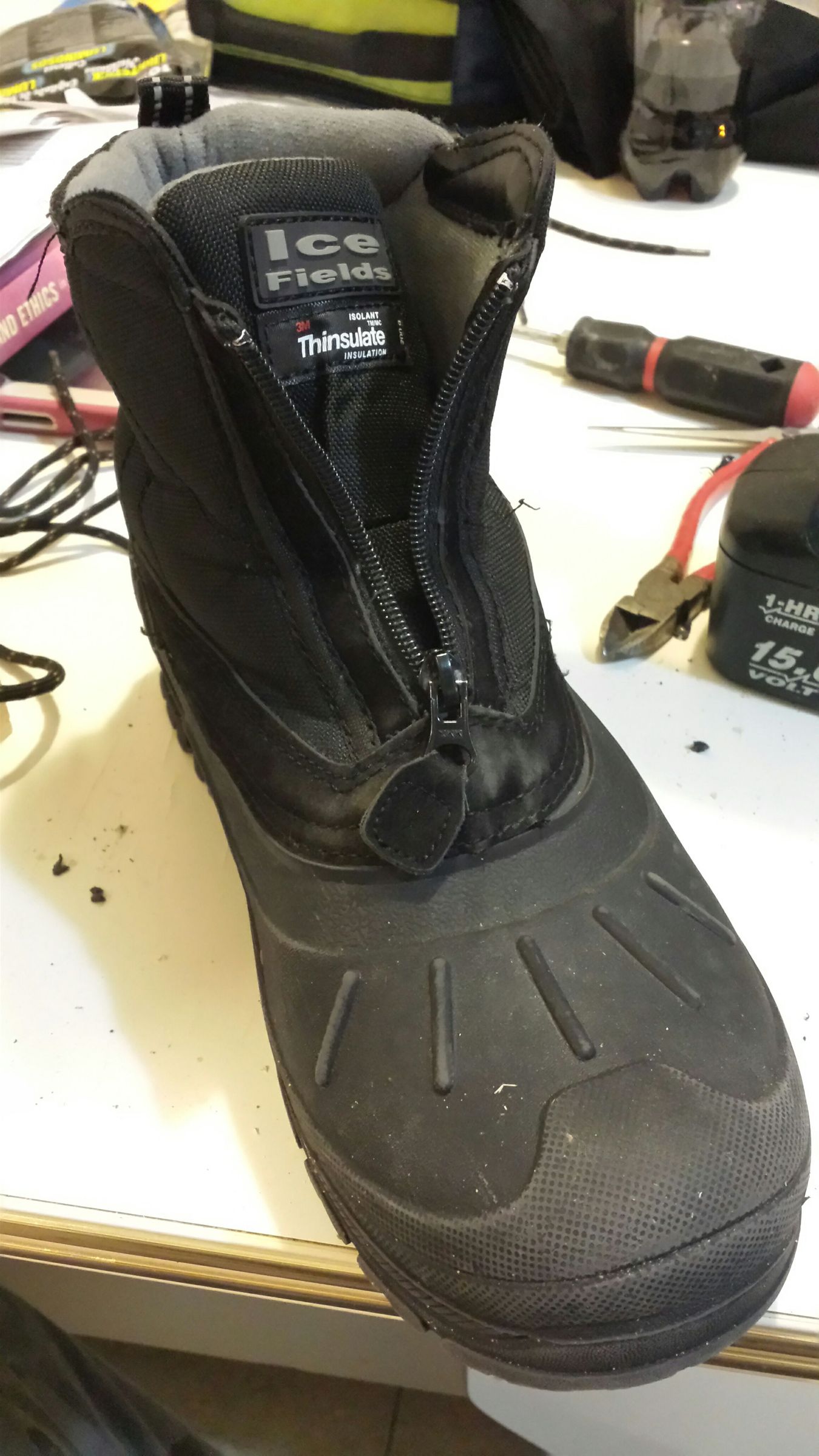 Kids Winter Boot Zipper Repair 7 Steps Instructables