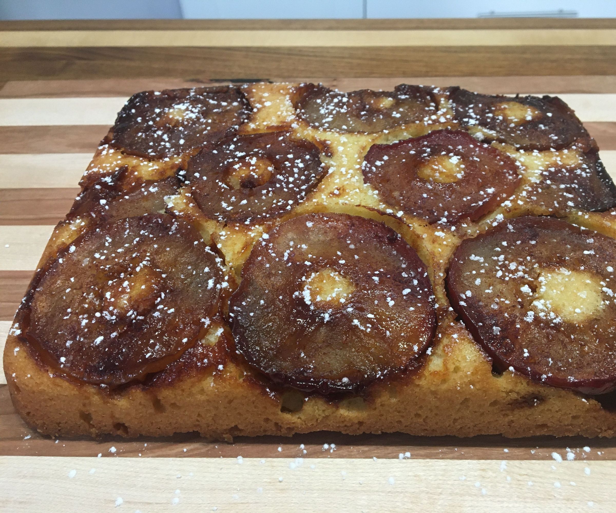 Fried Apple Upside Down Cake