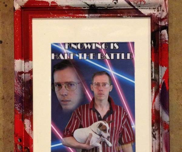 Totally '80s Photo Collage Portrait