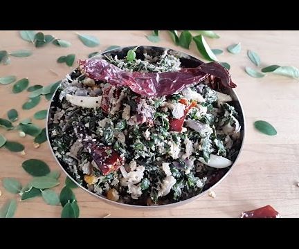 Murungai Keerai Poriyal - Moringa Stir Fry
