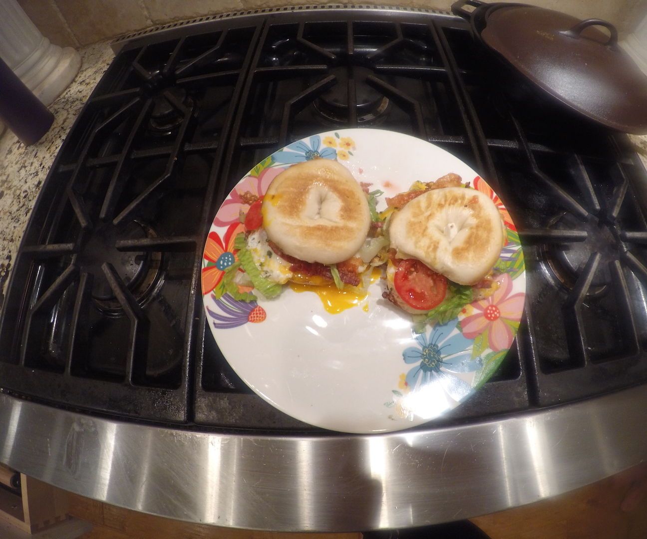 Bangin Bacon Egg and Cheese Sandwich 