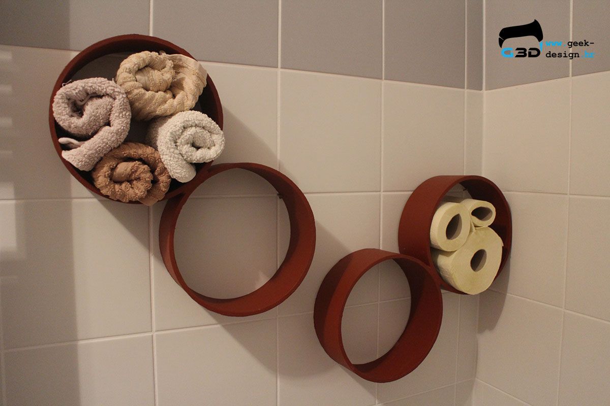 Cardboard Tube Shelf