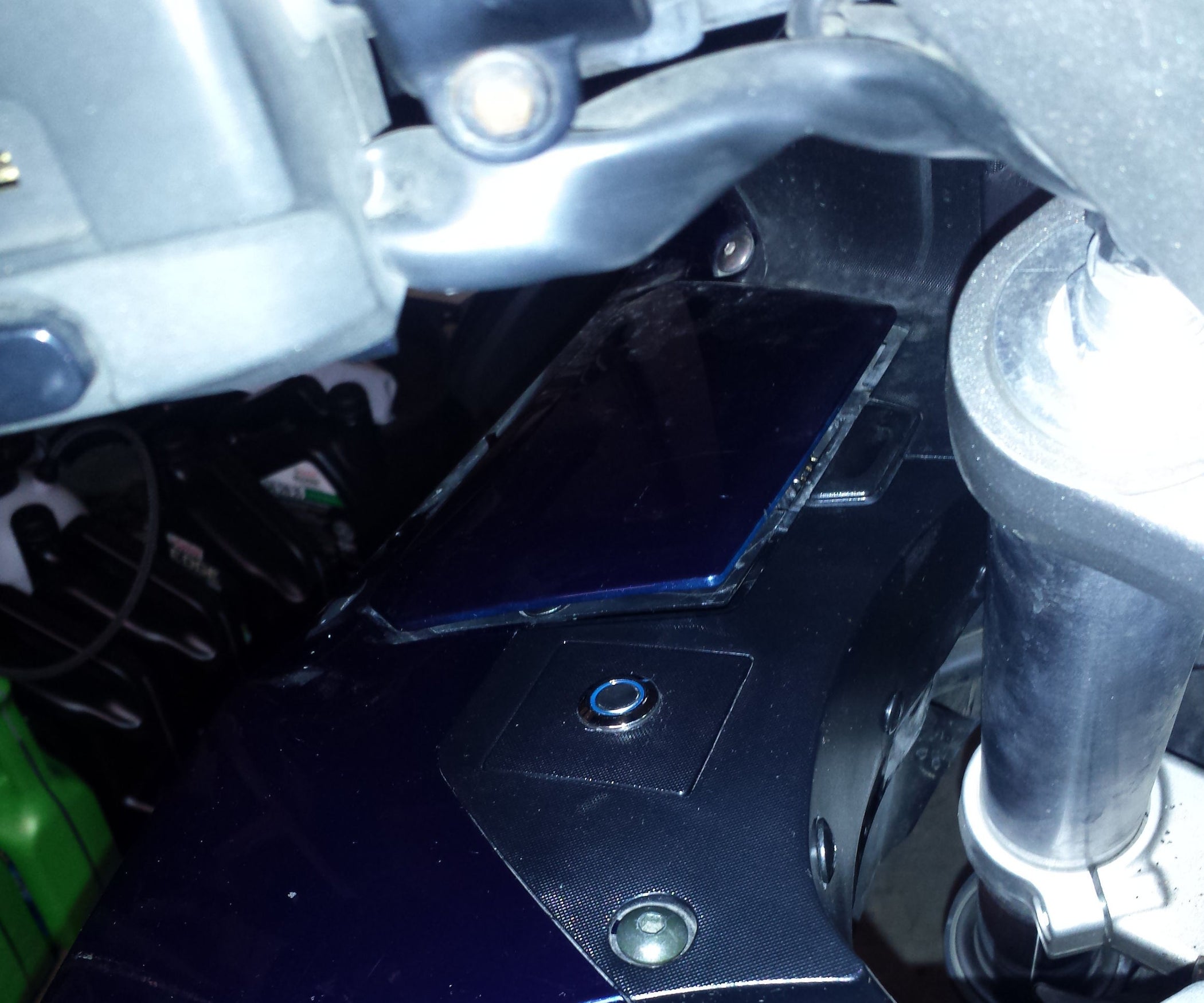 FJR1300 Integrated Genie GM3TBX Garage Door Opener 6 Steps