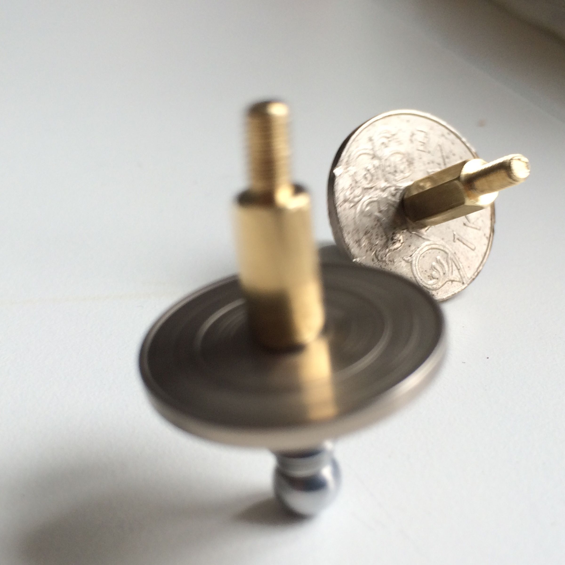 Making a Beautiful Spinning Top With a Norwegian Krone.