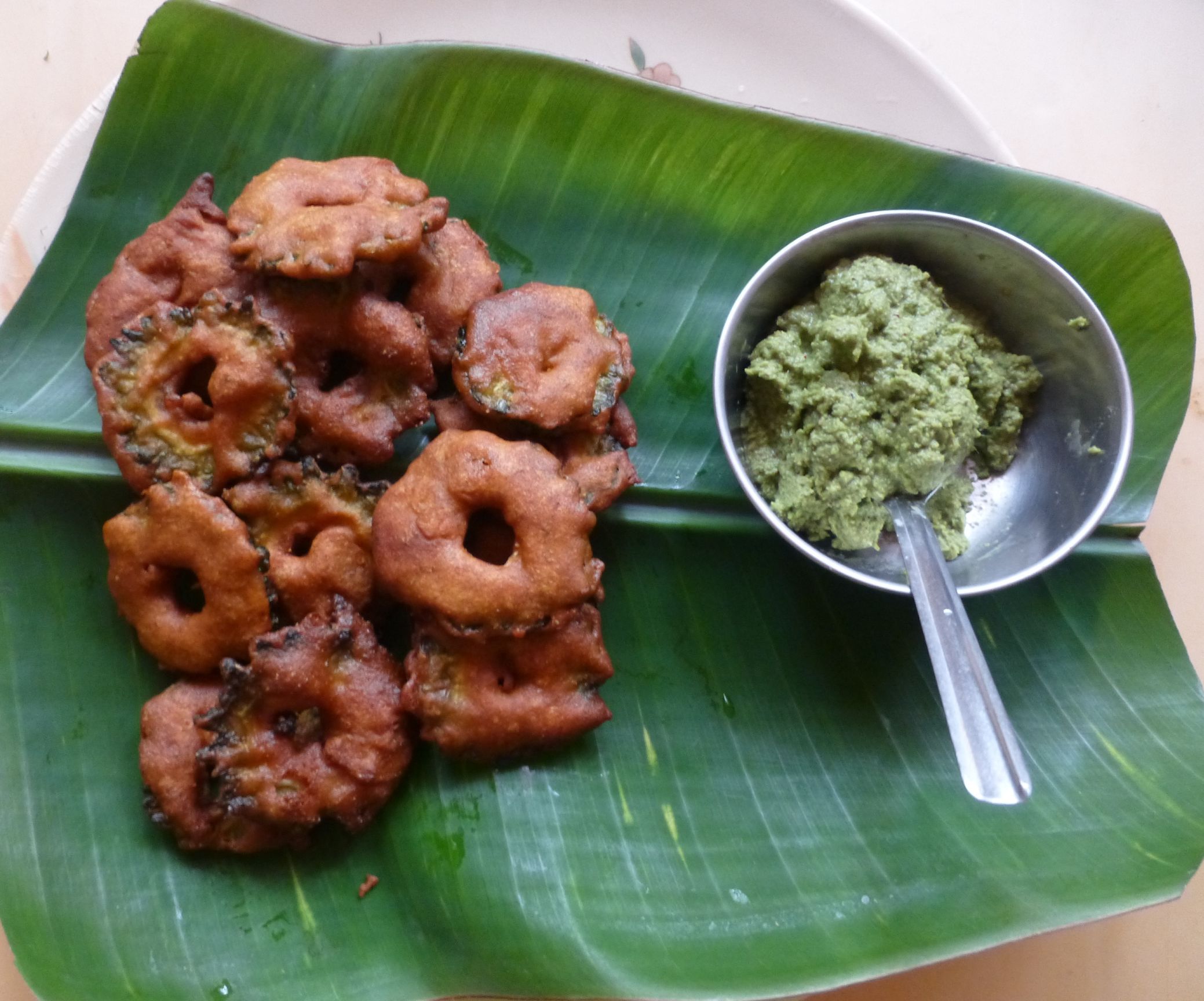 Deep Fried Bitter Gourd Rings