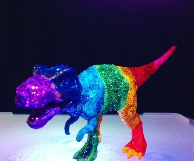 Spectacular Spectra Striped Dinosaurs