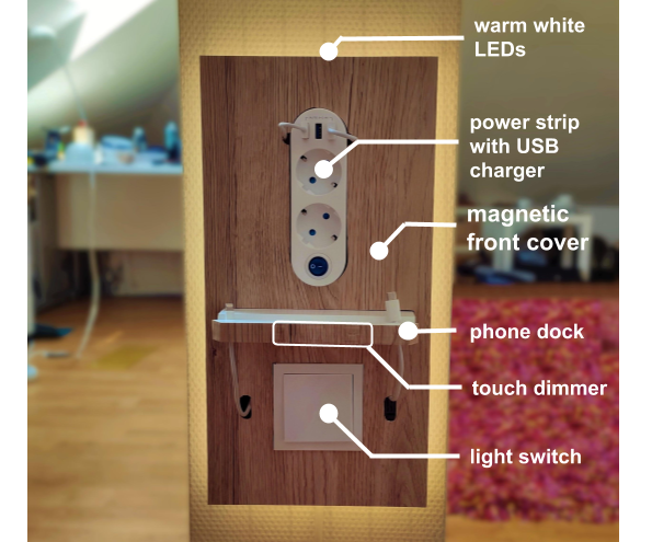The Perfect Bedside Lamp and Phone Dock