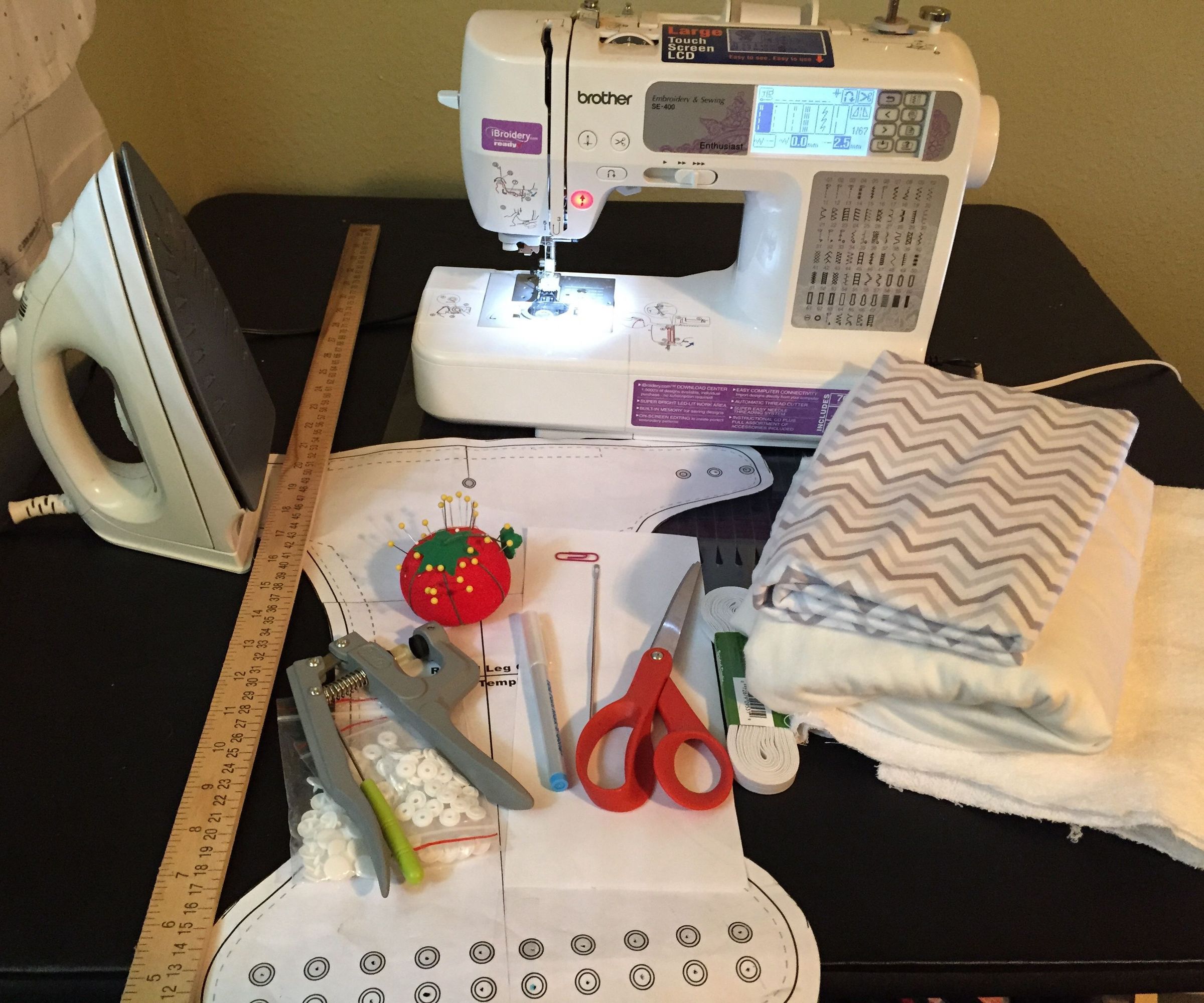 How to Make a Fitted Cloth Diaper With Snaps