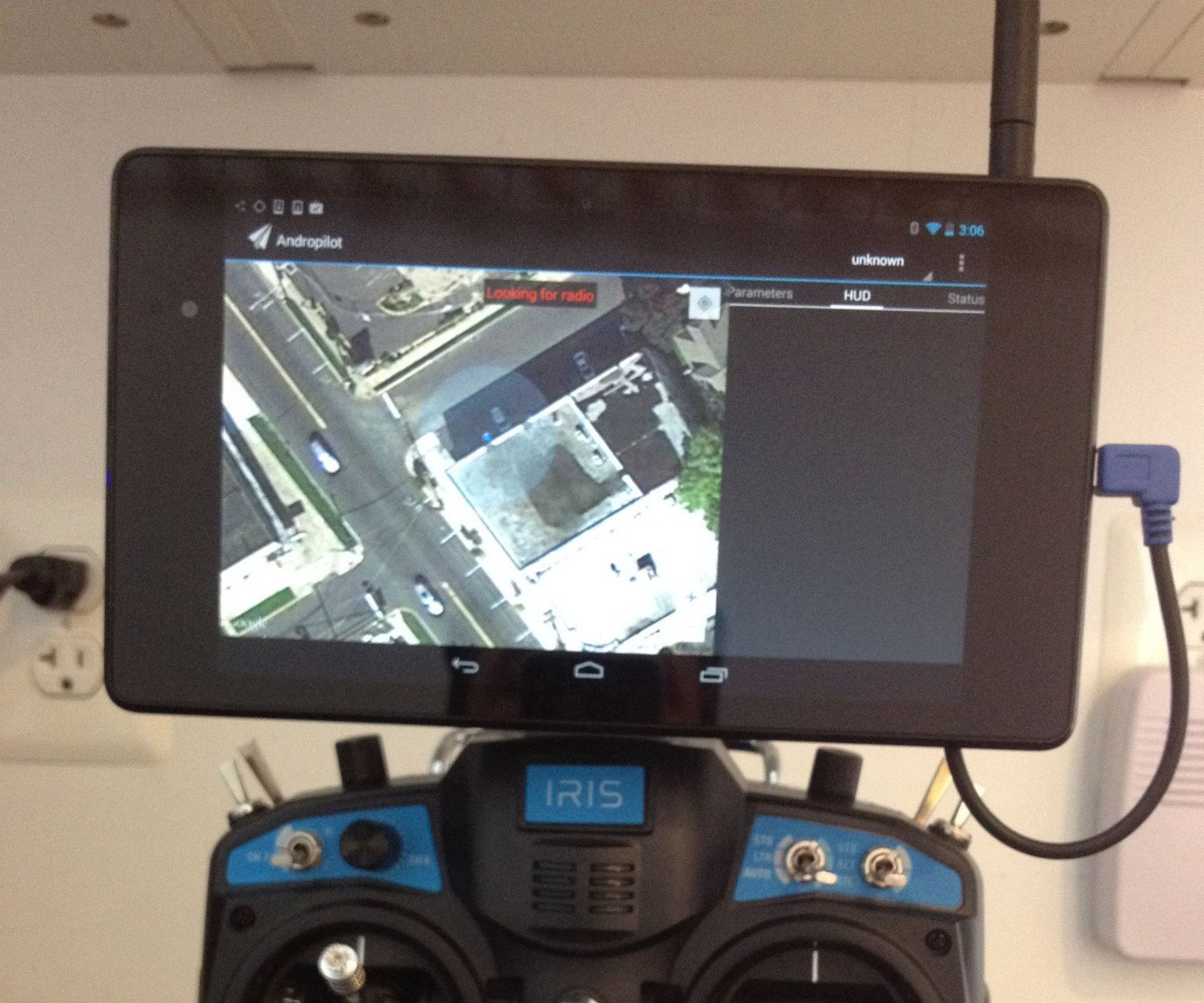 Nexus 7 R/C Control Mount Using Leftover GoPro Camera Mounts Parts
