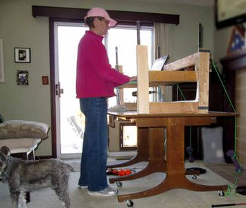 Stand Up/Sit Down Desk Top