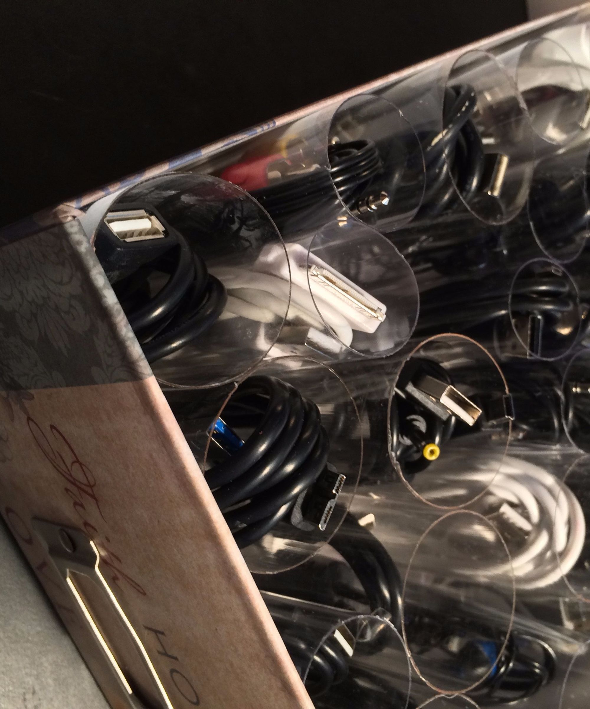 Easy & Effective USB Cable Storage System