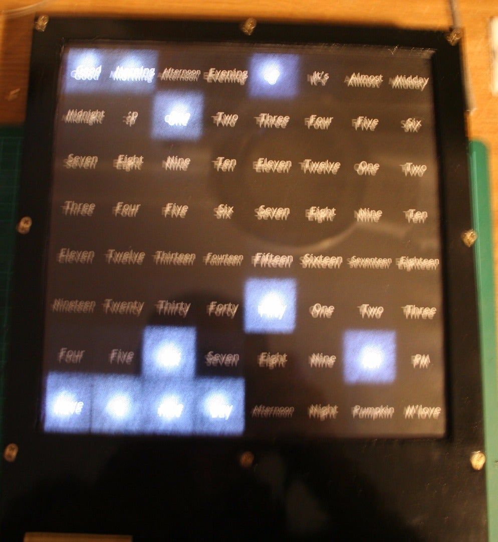 DIY Arduino Word-Clock Project : 4 Steps (with Pictures) - Instructables