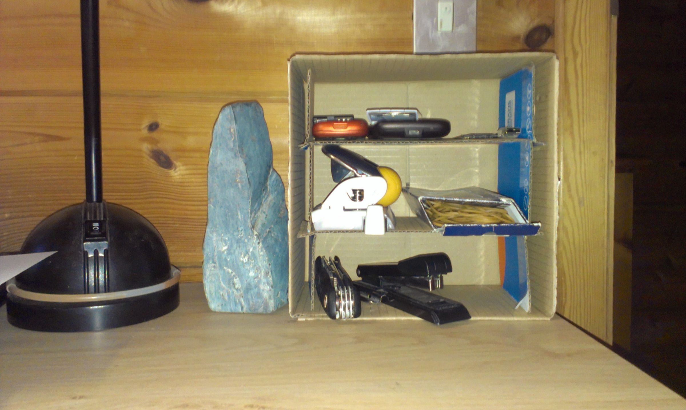 Mini-shelf From Cardboard Box