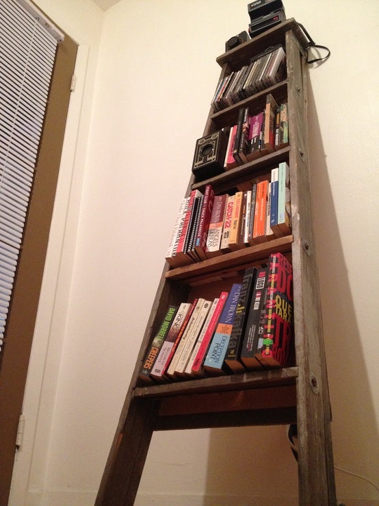 Step Ladder Bookshelf Instructables