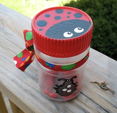 Recycled Ladybug Jar