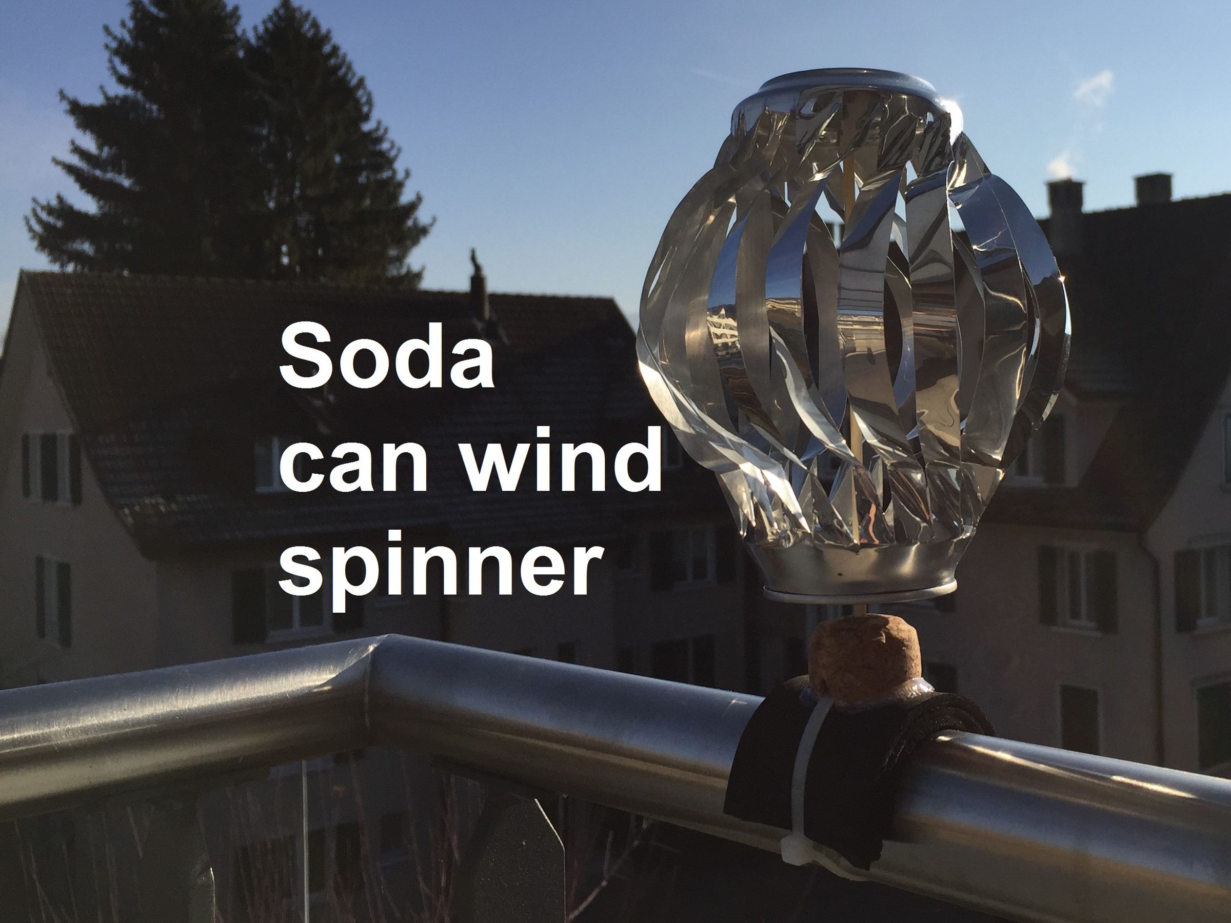 Soda Can Wind Spinner 4 Steps (with Pictures) Instructables