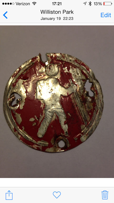 Belt Buckle From Trail Marker