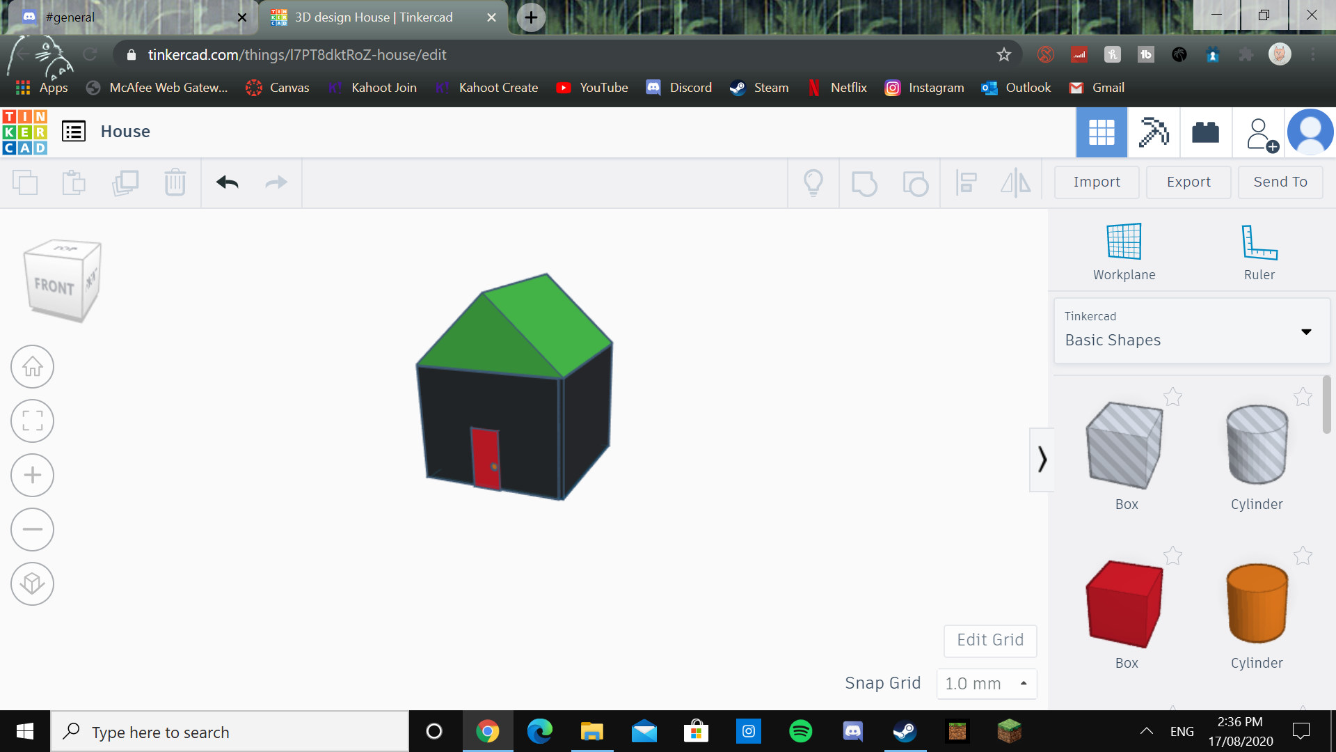 How to Create a House in Tinkercad 8 Steps Instructables