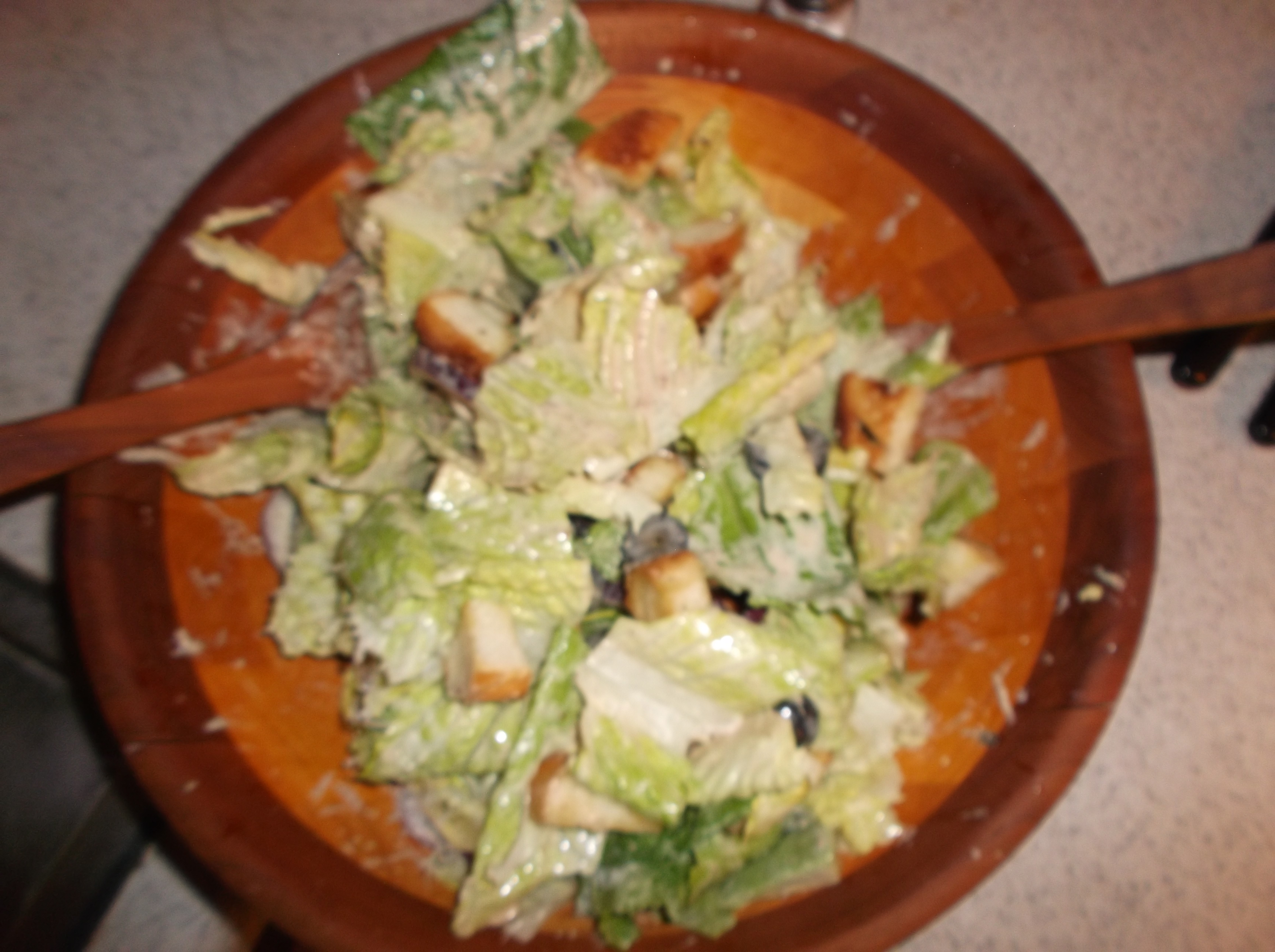 Caesar(ish) Supper Salad