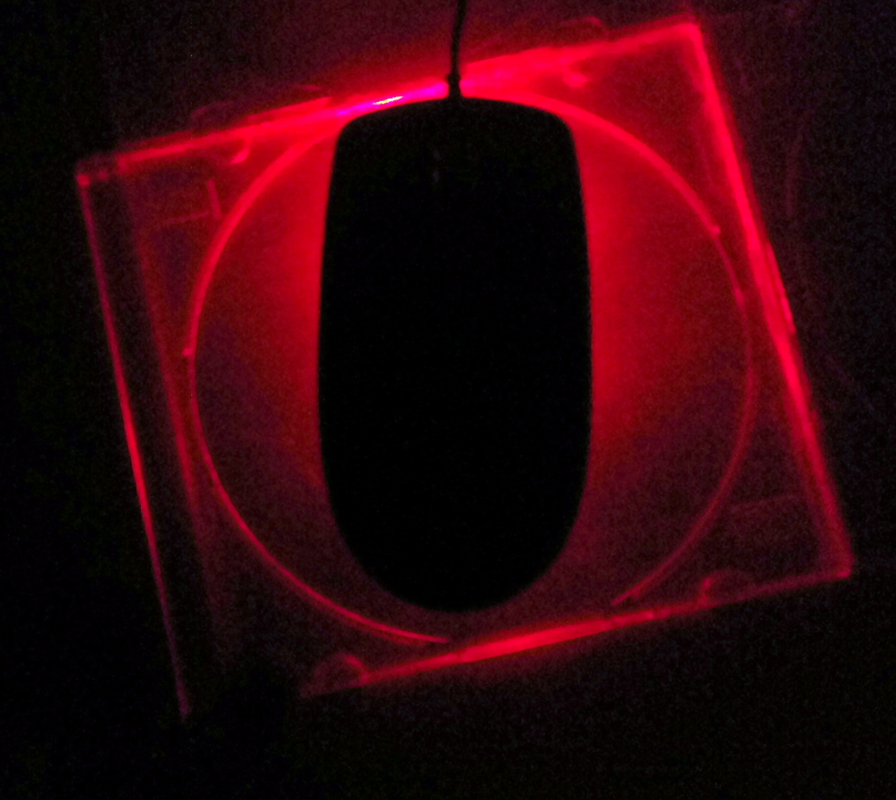 EDGE-LIT Mouse Pad cum CD Case