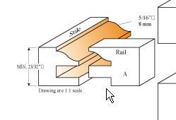 Rail and Stile with Stick & Cope Profiles