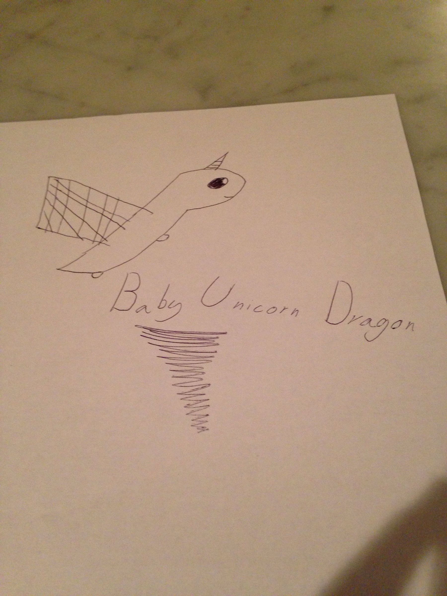 How to Draw Cute Baby Unicorn  Dragons