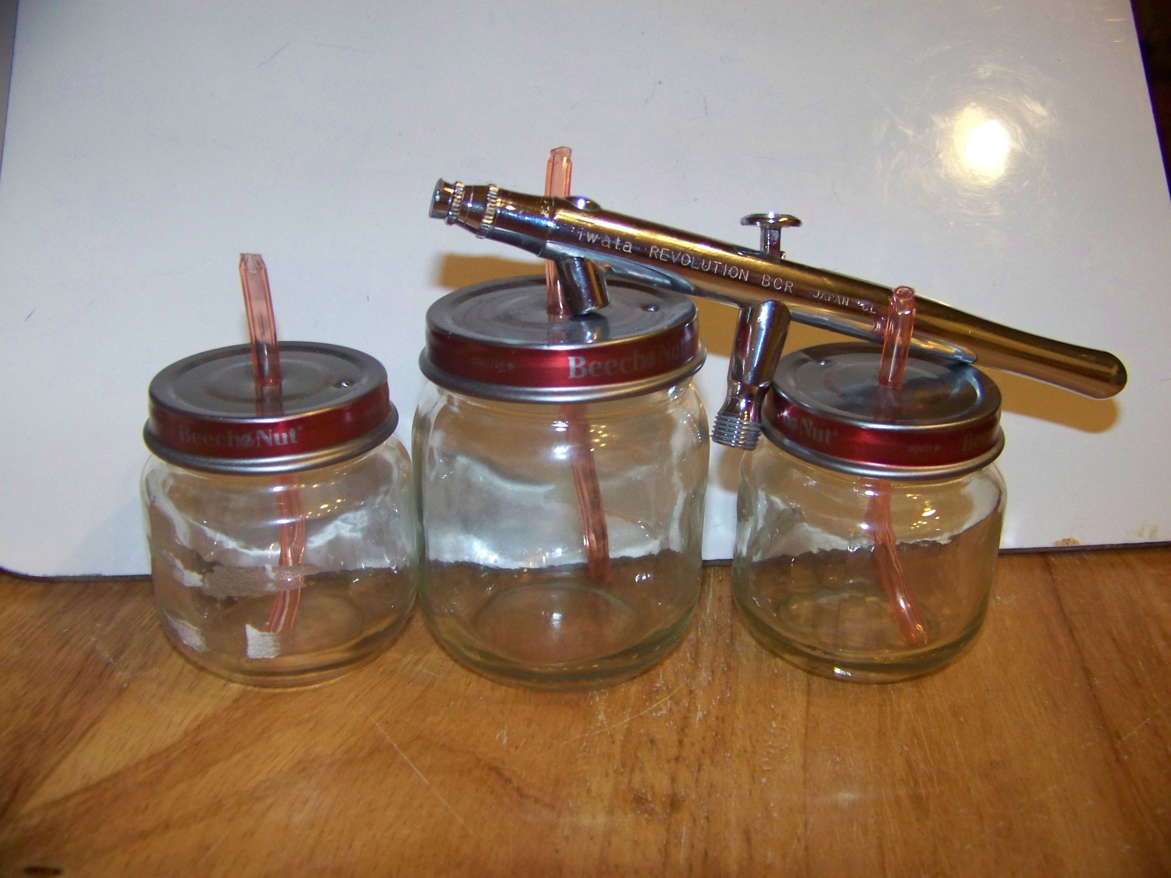 Cheap & Easy Airbrush Paint Jars