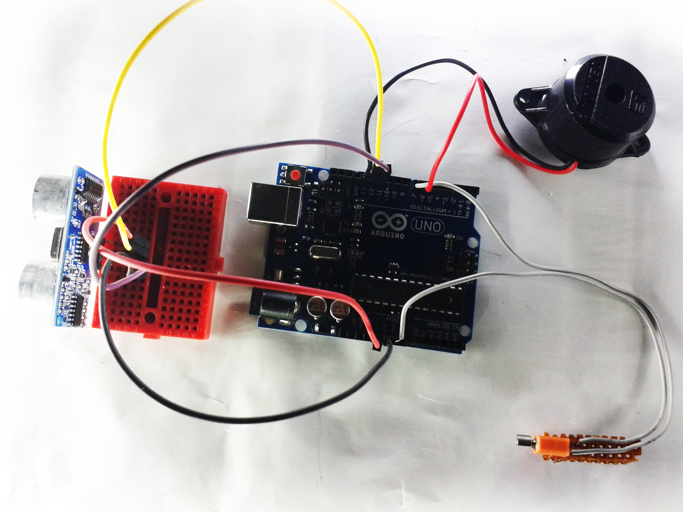 Wiring the Arduino.