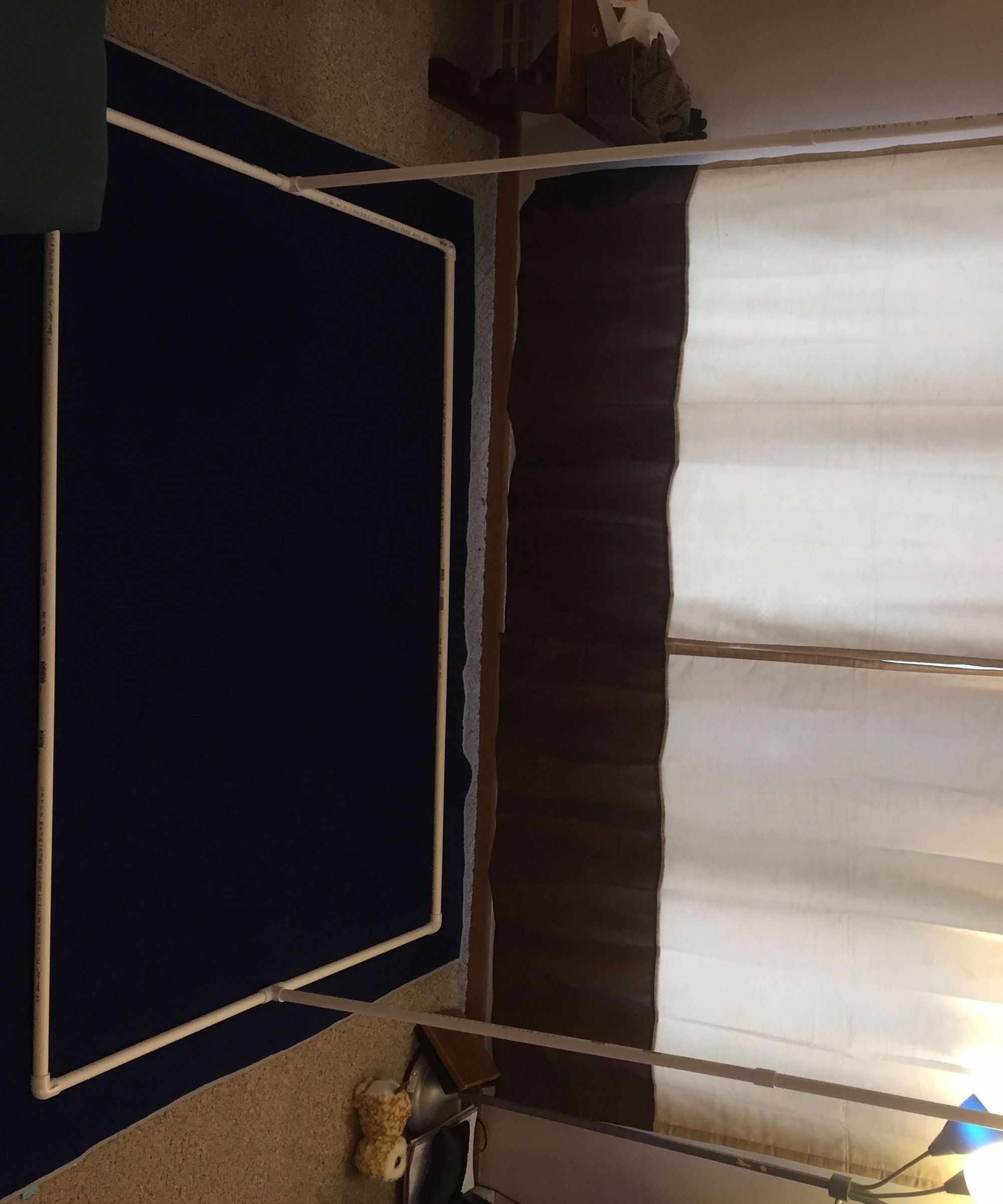 Adjustable Photo Backdrop Made Using PVC