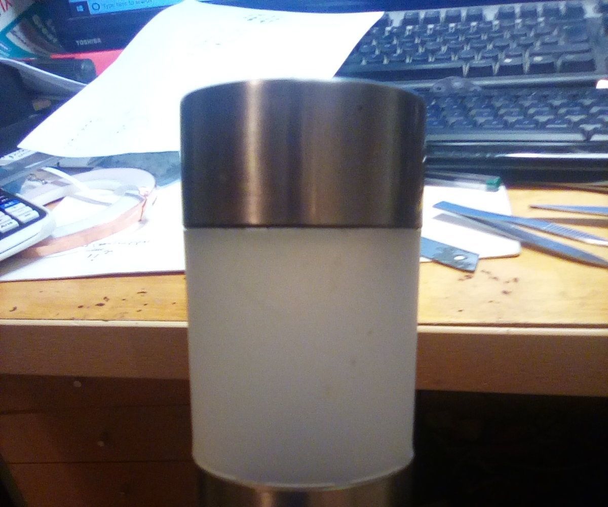 Mains Powered Solar Garden Light Restoration