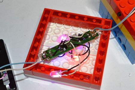 Drilling the Holes for the LED's