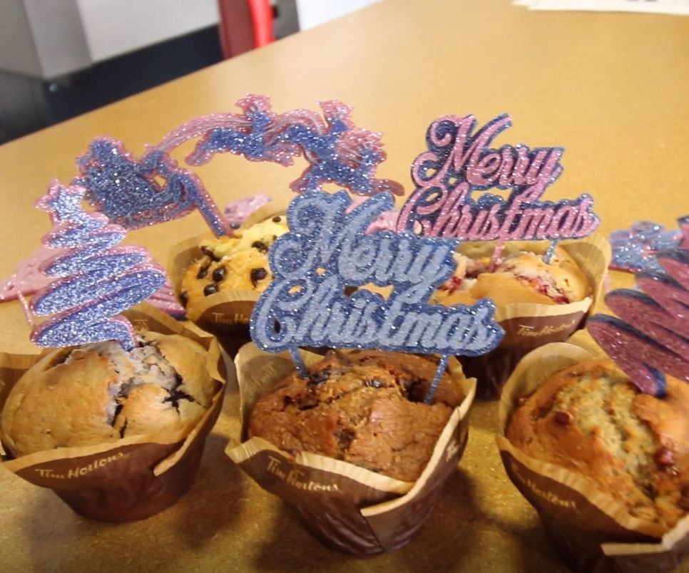 Glitter Cupcake Toppers