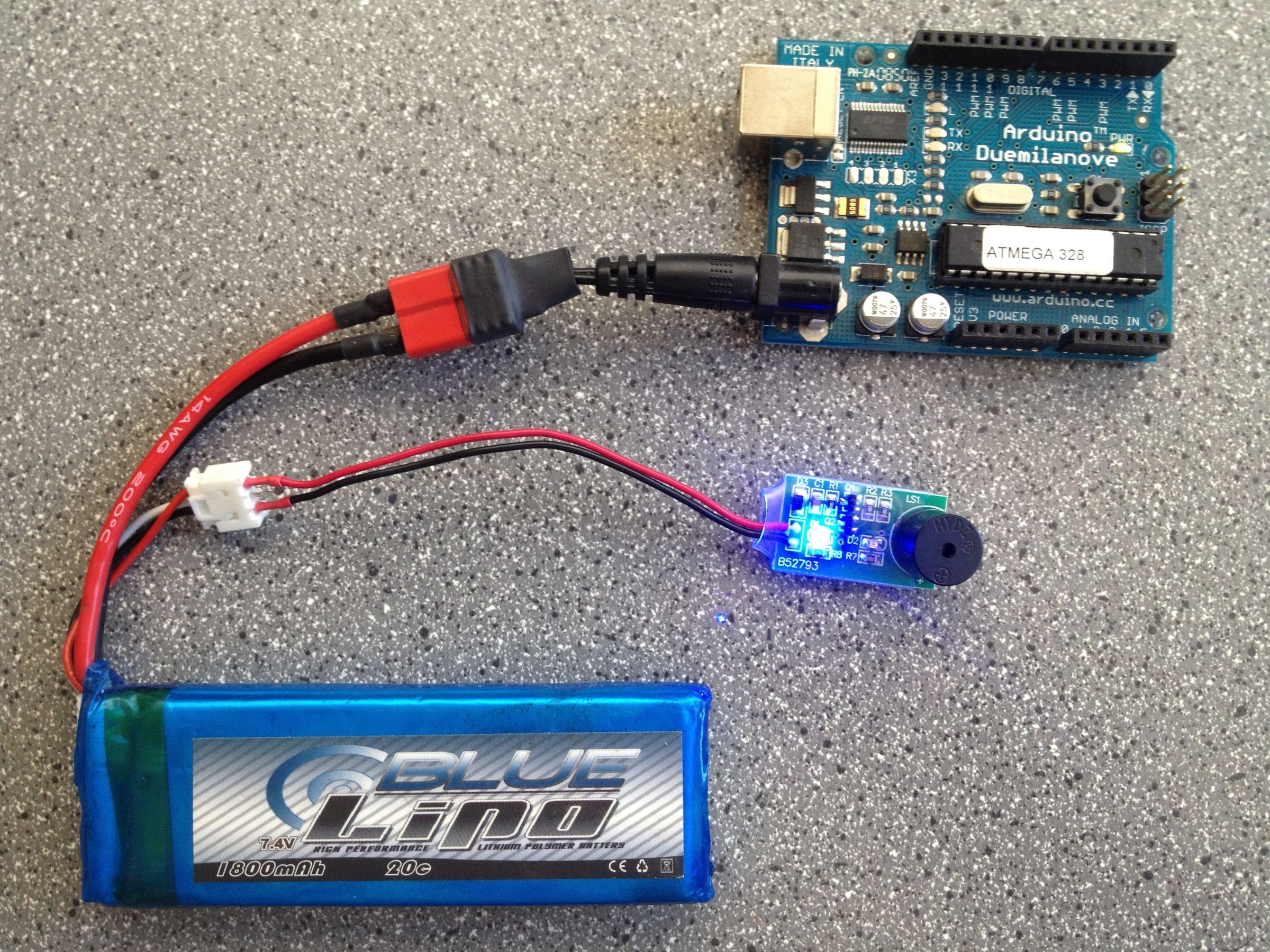 LiPo-Powered Arduino