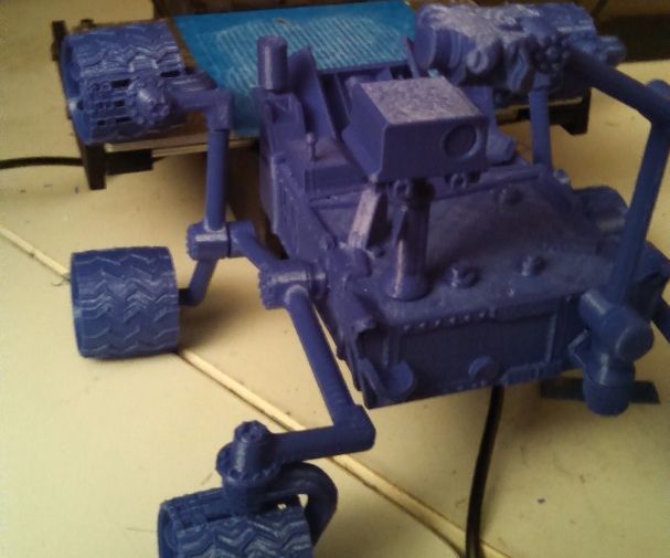 Large Scale: 3D NASA Curiosity 100mm Bed Main Body & Links